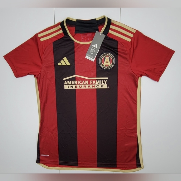 New Adidas Atlanta United FC Home Soccer Jersey MLS HU1384 Women’s Small NWT $90 - Picture 1 of 10